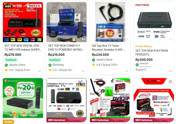 Daripada Beli Set Top...