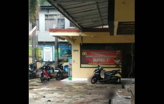 Penampakan Polsek Astana...
