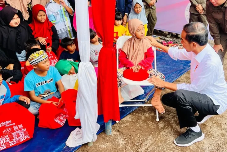 Doa Jokowi ketika Temui...