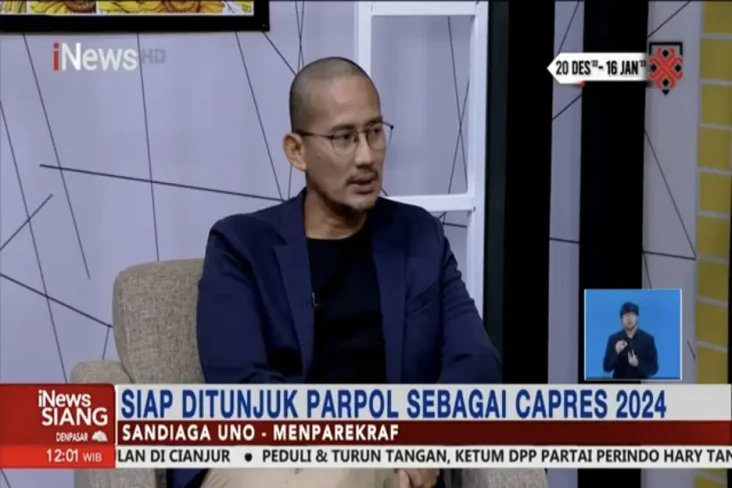 Sandiaga Uno Siap Jadi...