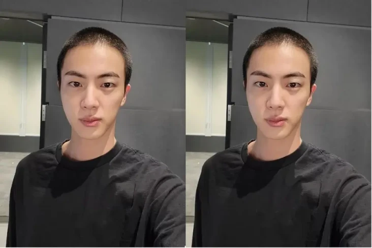 Jin BTS Pamer Foto Rambut...