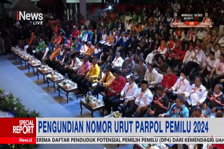 KPU Resmi Tetapkan Nomor...