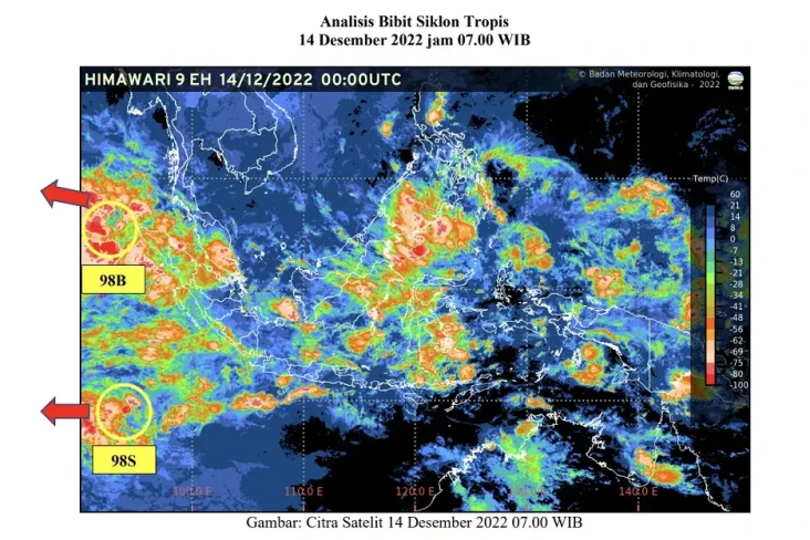 Dua Bibit Siklon Tropis...