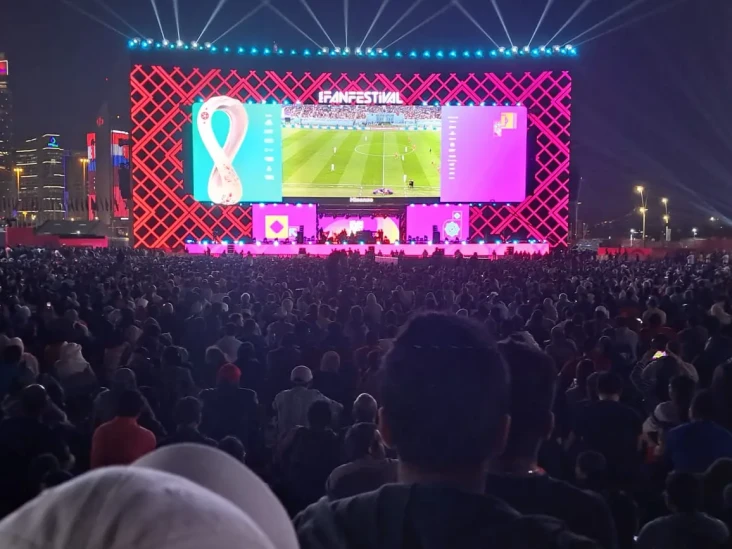 Meriahnya Suasana Nobar...