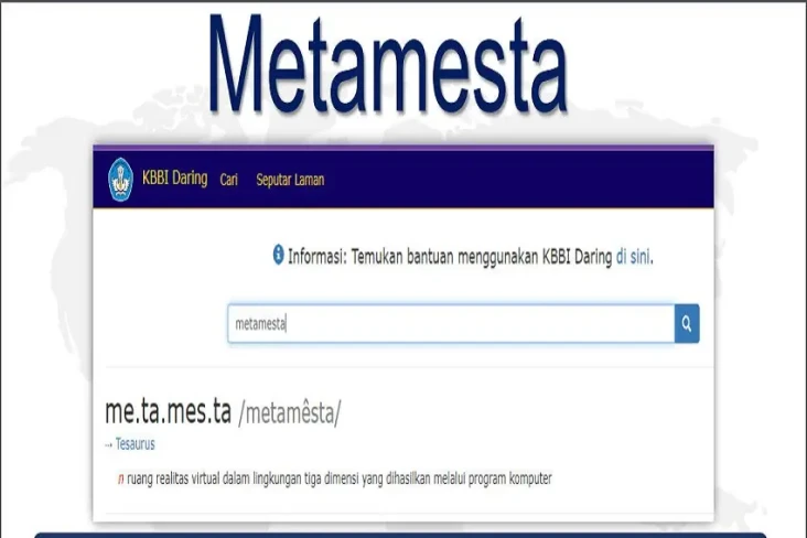 Metamesta Jadi Kata...