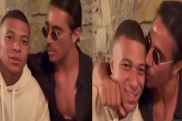 Kylian Mbappe Dicium...