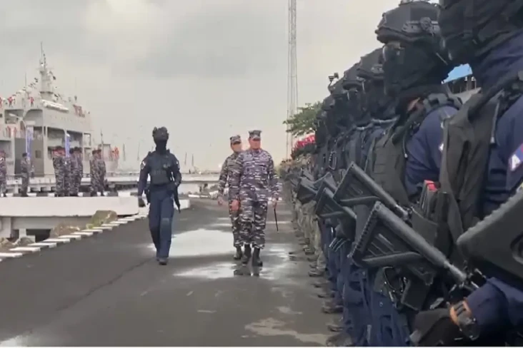 Gelar Admiral Inspection...