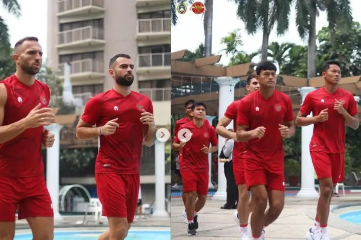 Skuad Indonesia Latihan...