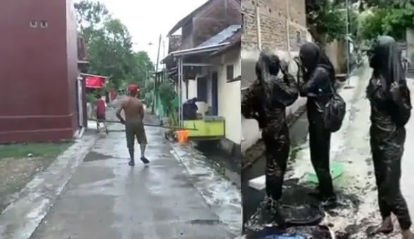 Penampakan 3 Bocah SD...