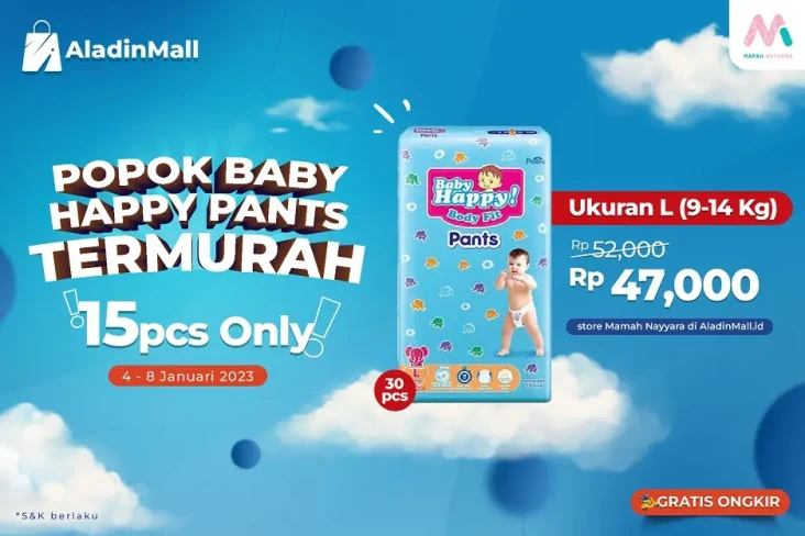 Beli Popok Bayi di AladinMall...