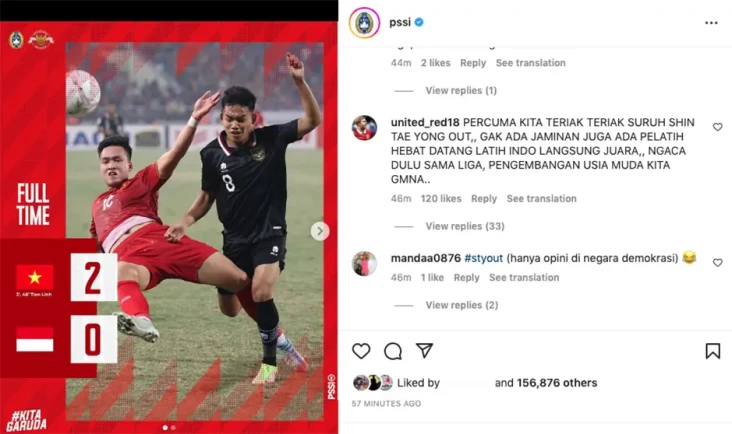 Timnas Indonesia Gagal...