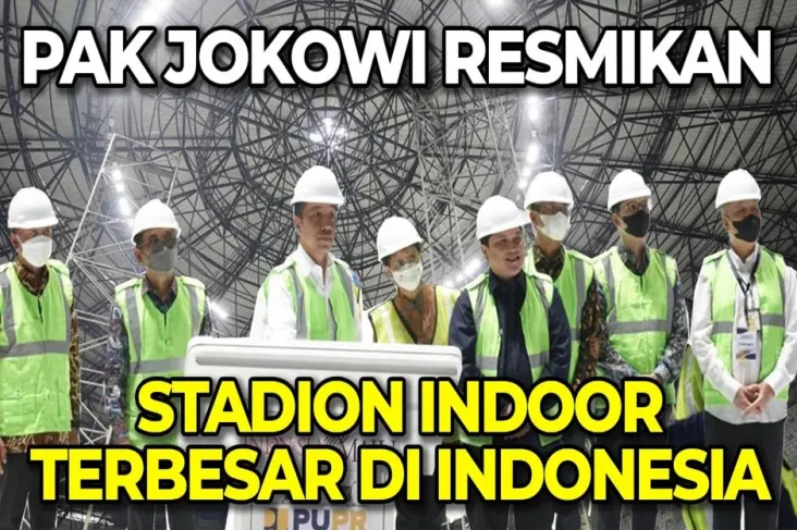 Jokowi Resmikan Indoor...