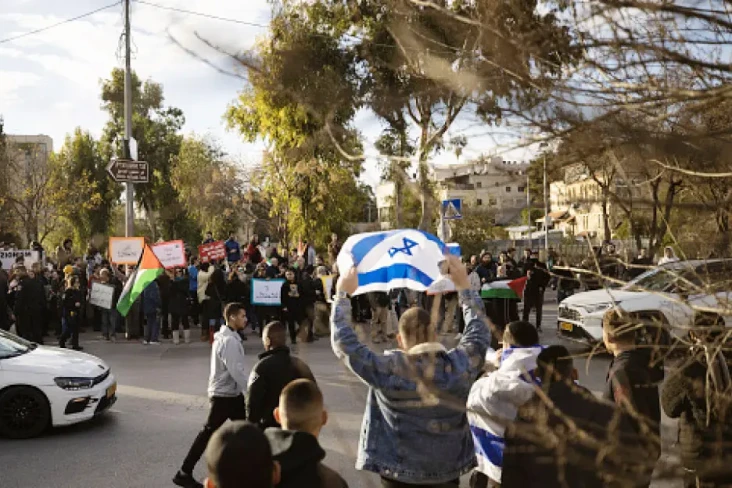 Ekstremis Israel Berdemo...