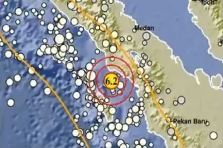 Gempa Magnitudo 6,2...