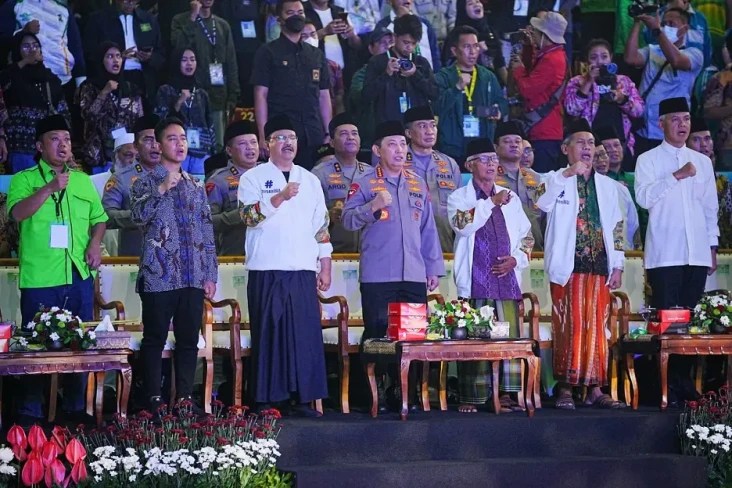 Tutup Porseni NU, Kapolri...