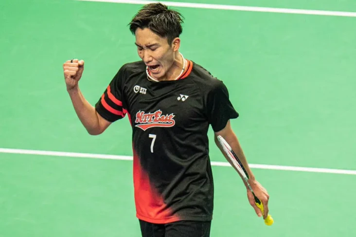 Penampilan Kento Momota...