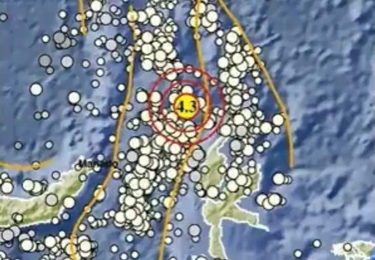 Gempa M4,3 Guncang Melonguane...
