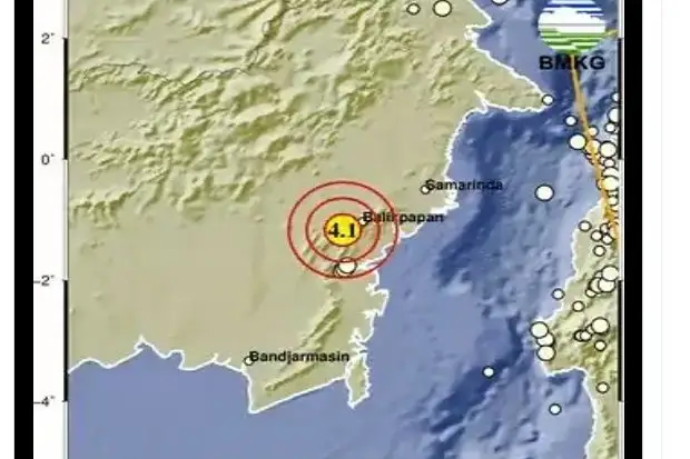 Gempa M4,1 Guncang Paser,...