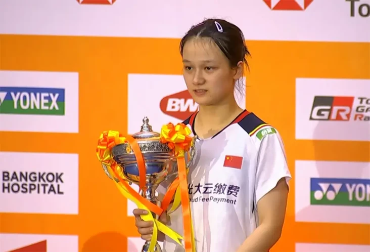 Zhang Yi Man Juara Tunggal...
