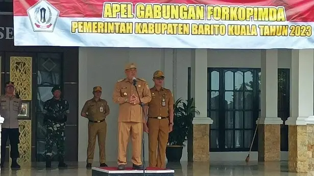 Gelar Apel Gabungan...