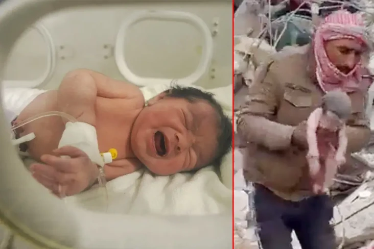 Bayi Baru Lahir Dikeluarkan...