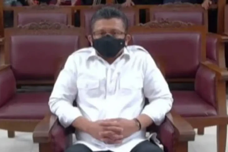 Ekspresi Ferdy Sambo...