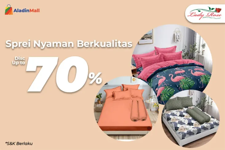 Berburu Sprei di AladinMall...