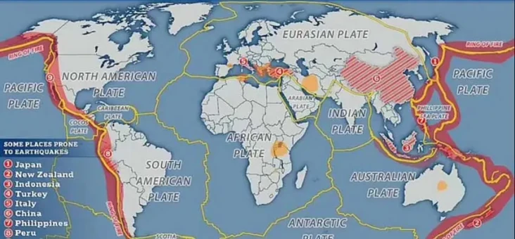 7 Negara Pusat Gempa...