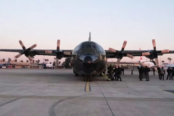 Pesawat Hercules TNI...
