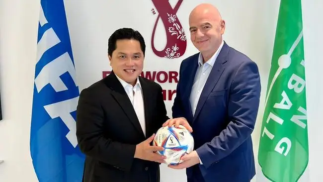 Presiden FIFA Gianni...