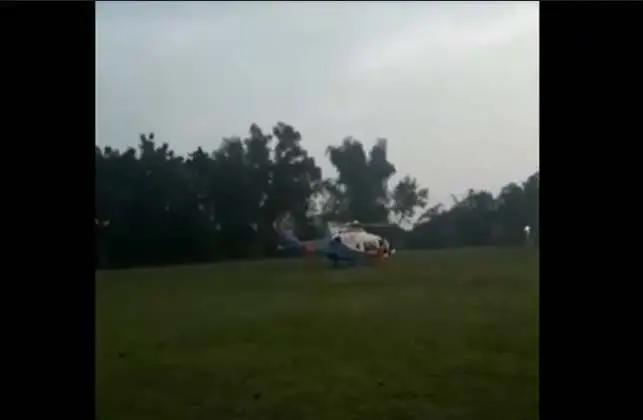 Helikopter Kapolda Jatim...