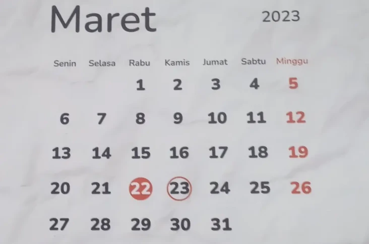 Apakah Bulan Maret 2023...