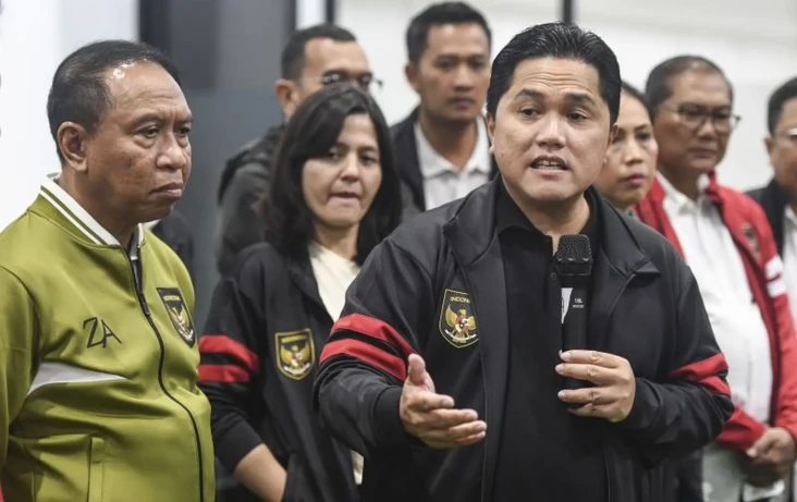 Ketum PSSI Erick Thohir...