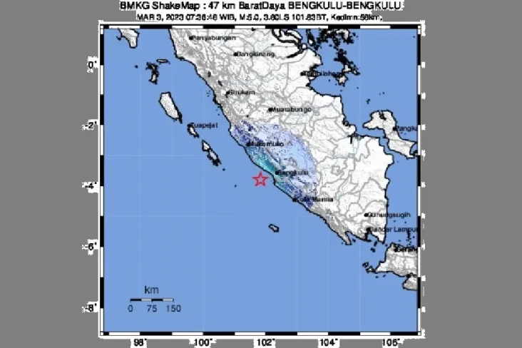 Gempa Bengkulu M5,1,...