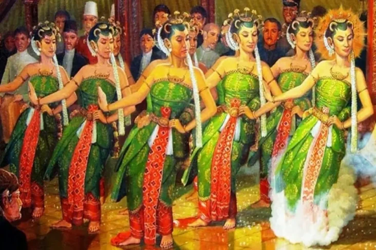 Bedhaya Ketawang, Tarian...