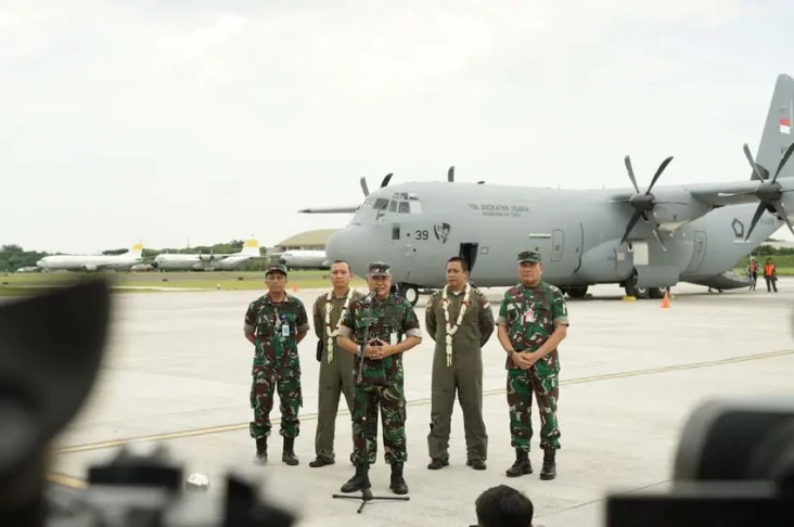 48 Personel TNI AU Dikirim...