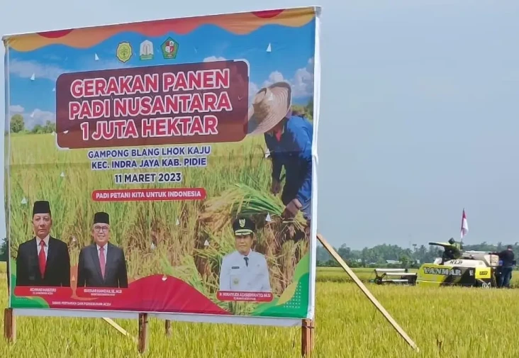 Pemkab Pidie Aceh Panen...