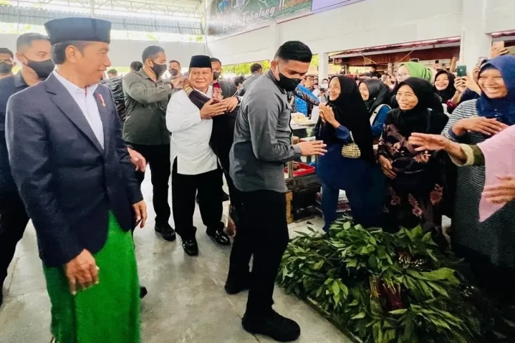 Senyum Jokowi Melihat...