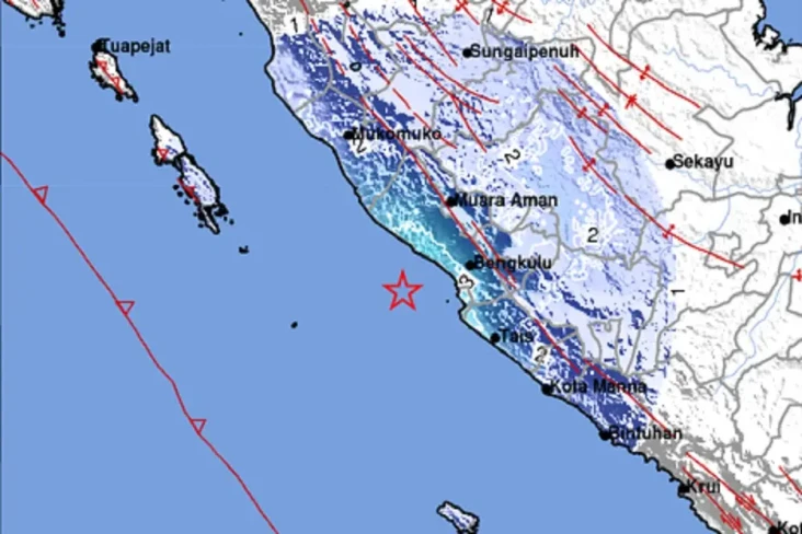 Gempa Berkekuatan Magnitudo...