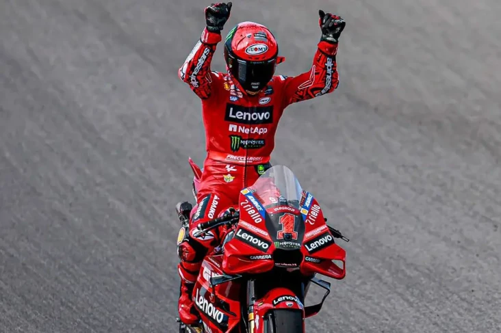 Perasaan Francesco Bagnaia...