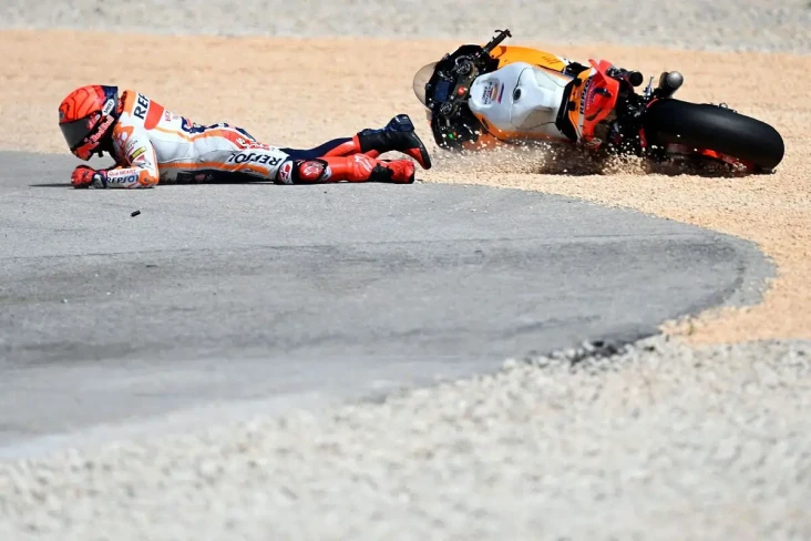 Marc Marquez Kecewa...