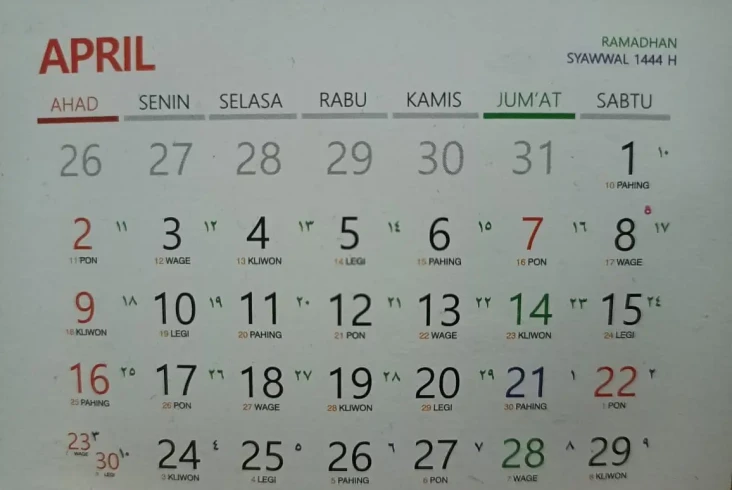 Daftar Hari Libur Nasional...