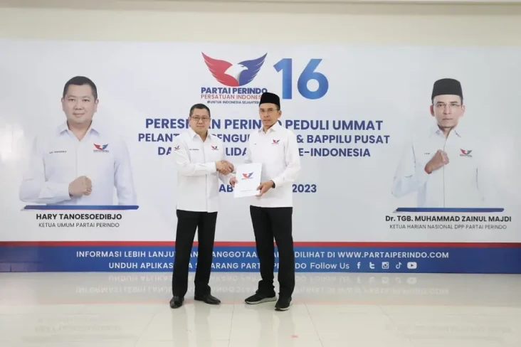 Resmikan Perindo Peduli...
