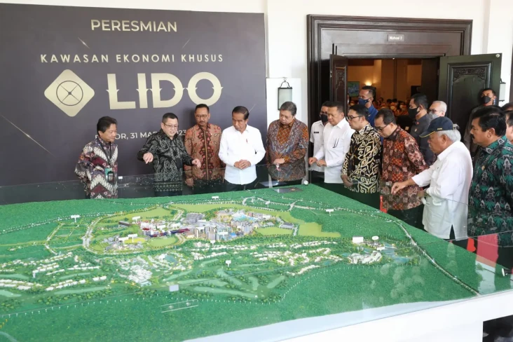 Bagian dari KEK Lido,...