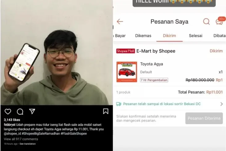 Pria Ini Berhasil Beli...