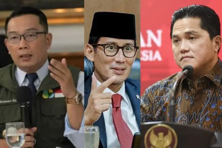 Ridwan Kamil, Sandiaga...