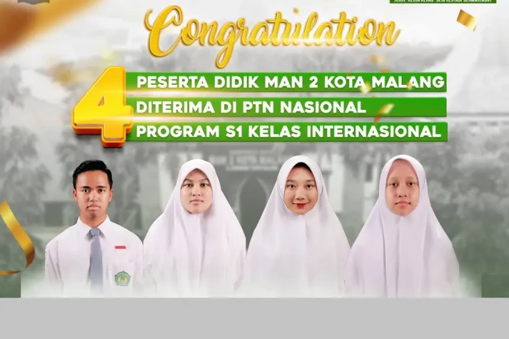 4 Siswa MAN 2 Kota Malang...