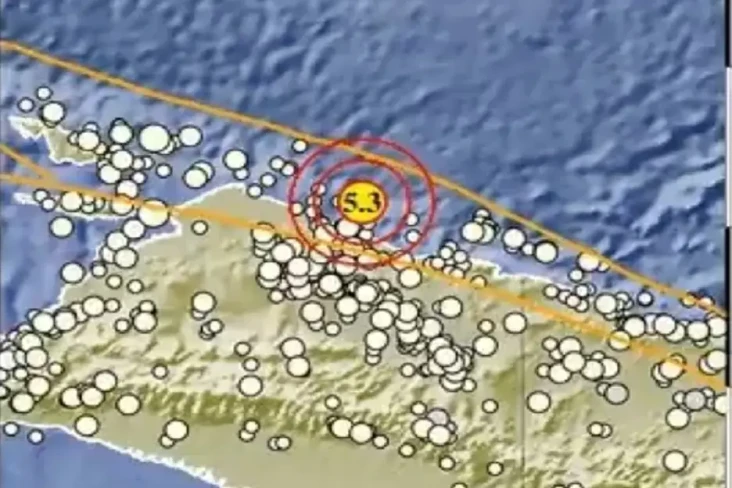 Gempa Magnitudo 5,3...