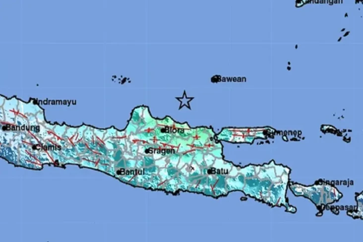 Getaran Gempa Tuban...