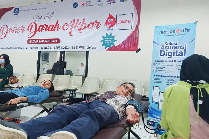 Gelar Donor Darah, Gereja...
